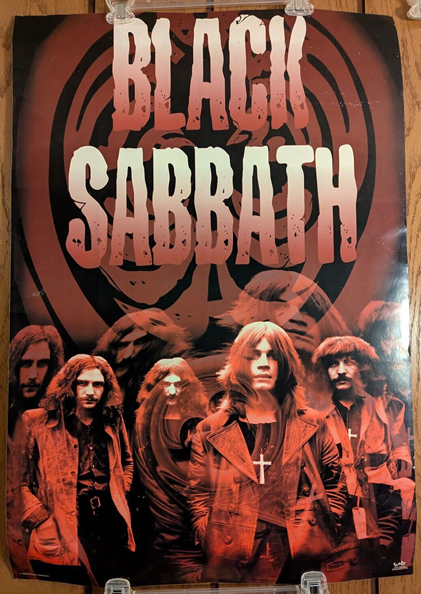 Black Sabbath Style Music Artwork Canvas Print & Poster Wall Art - AI PRINT LAB